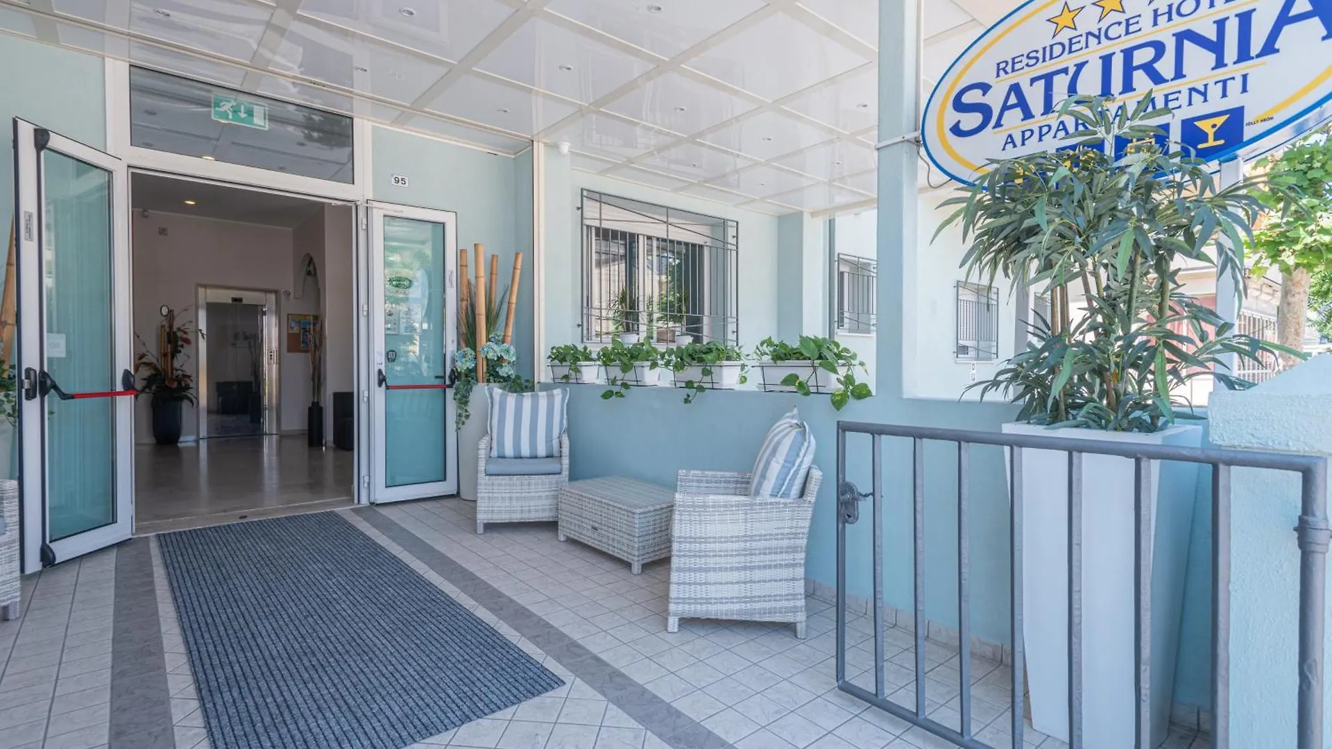 *** Lägenhetshotell Residence Saturnia Riccione Italien